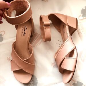 Clarks heel sandals